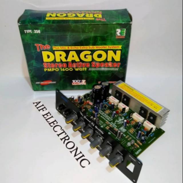 Kit Power Amplifier Speaker Active+Subwoofer 1600W THE DRAGON