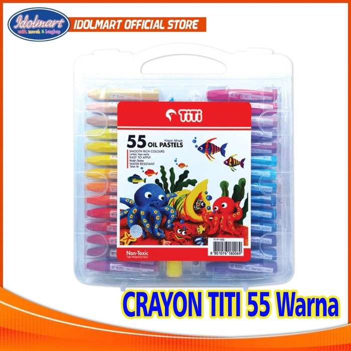 

Unik Crayon Titi Oil Pastels 55 Warna Diskon