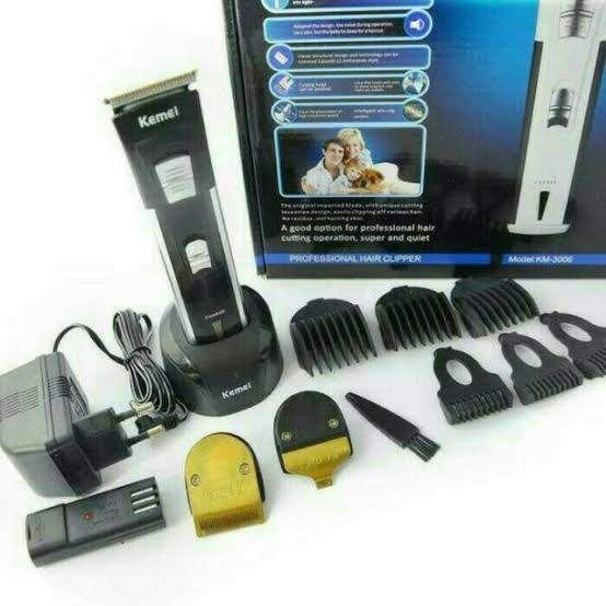 kemei km 3006 clipper alat cukur rambut multifungsi 6 in 1 cukuran cas