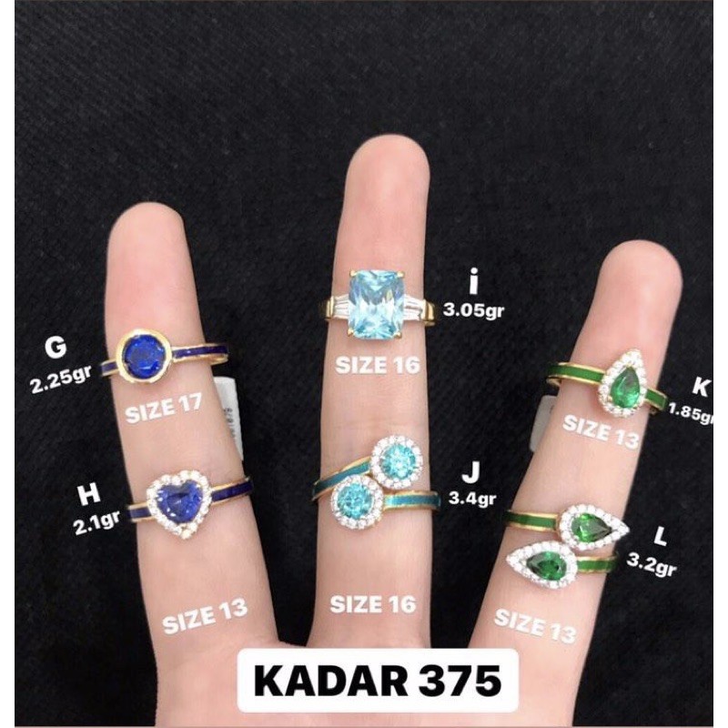 Cincin Emas Asli - Cincin Emas Kadar 375 - Toko Emas - Toko Mas asli - Perhiasan Cincin Emas