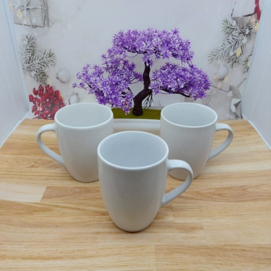MUG Corel Polos Putih