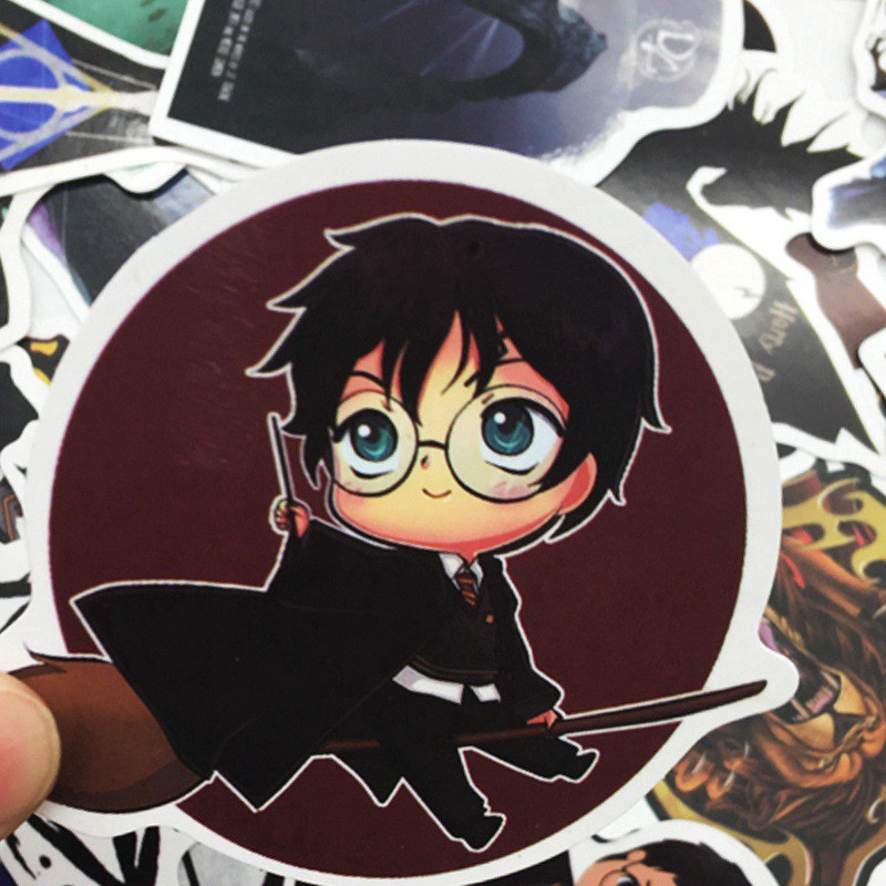 50 pieces of Harry Potter graffiti stickers luggage computer waterproof non-adhesive stickers