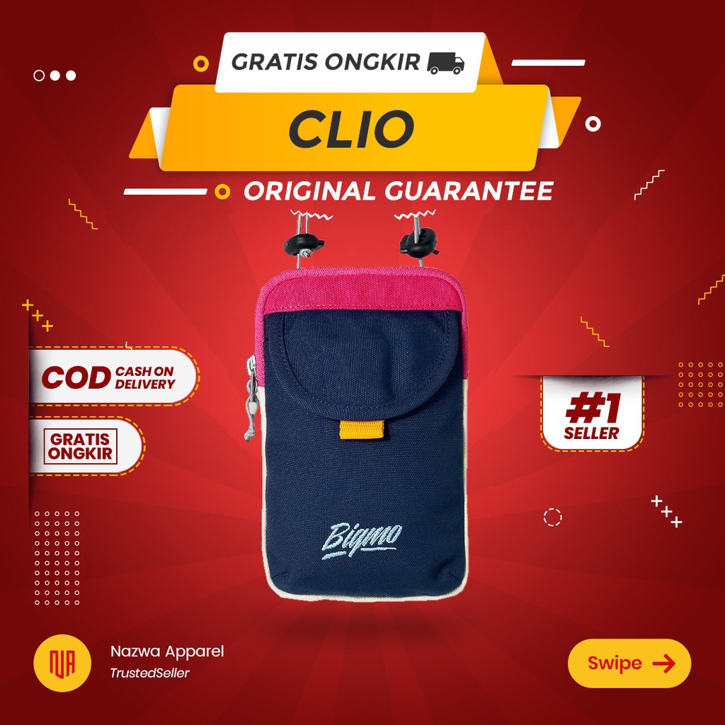 TAS SELEMPANG SLING BAG BIGMO CLIO MIXED BERRY