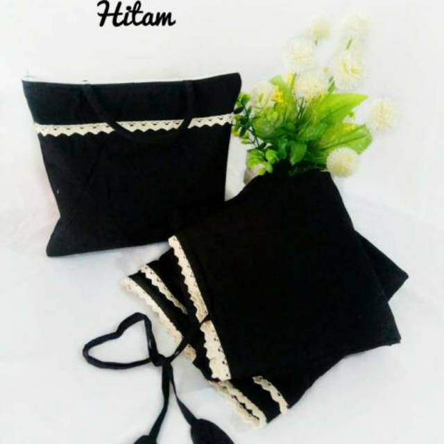 Mukena terbaru mukena batik cap mukena adem mukena polos hitam