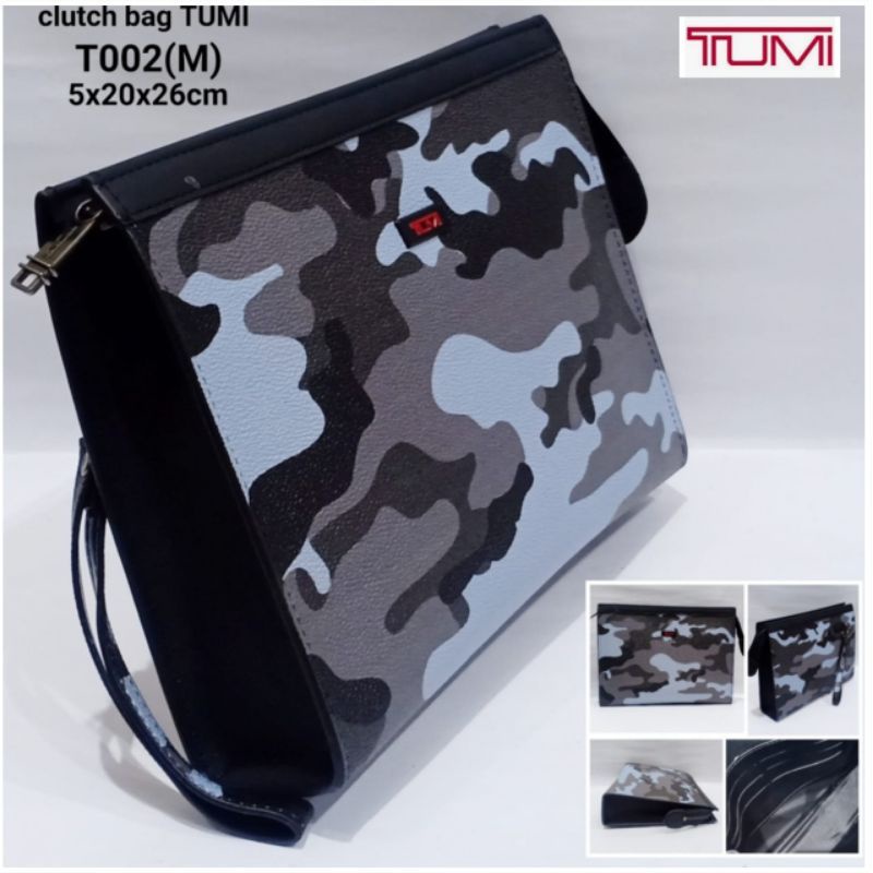 Clutch Tumi T002 Camo Army Handbag Tas Tangan Premium Quality