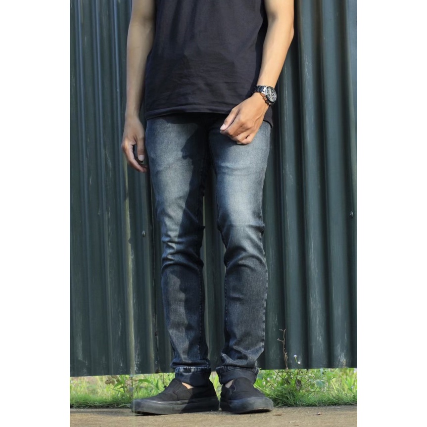 Celana Jeans Pria Soft Jeans Washing Original New Protector / Celana Panjang Pria casual Slimfit Terbaru