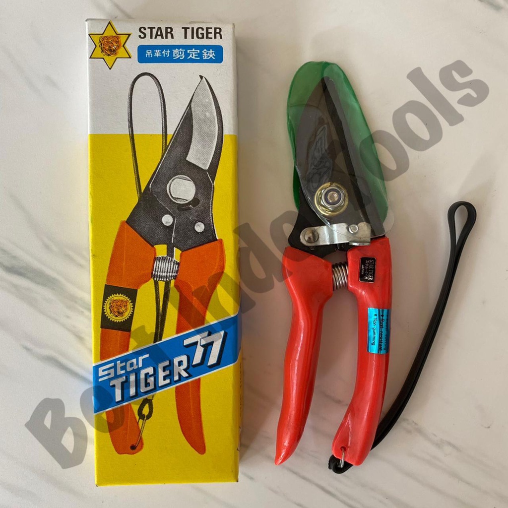 GUNTING DAHAN STAR TIGER 77 / GUNTING RANTING POHON BUNGA STARTIGER GARDEN SHEARS BESTINDOTOOLS