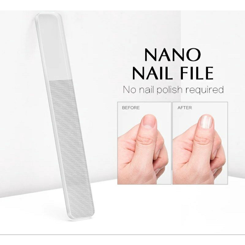 KIKIR KUKU PENGKILAP kikiran kuku manicure NANO GLASS nail file buffer kikir penghalus mengkilap