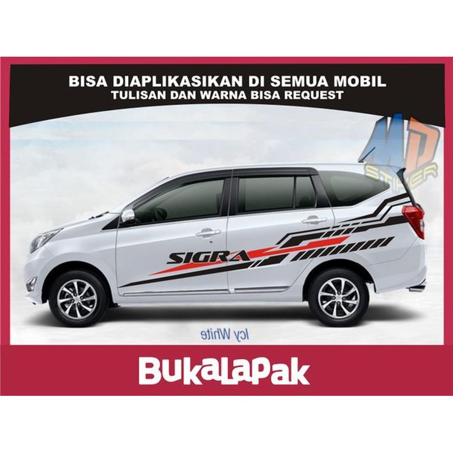 Unik Sticker Cutting Stiker Mobil Sigra Calya Avanza Xenia Ertiga Livina Murah Shopee Indonesia