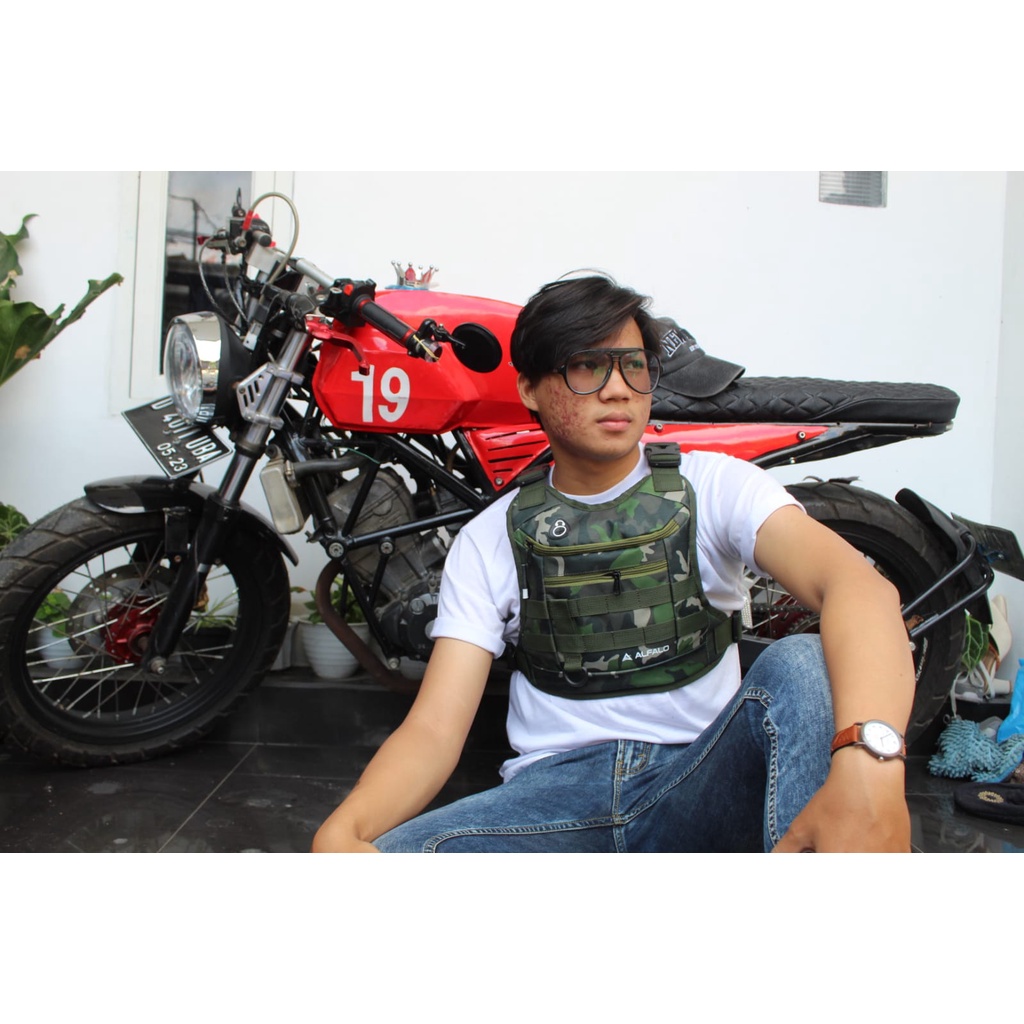 TAS DADA VEST LORENG ARMY BS02 ALFALO