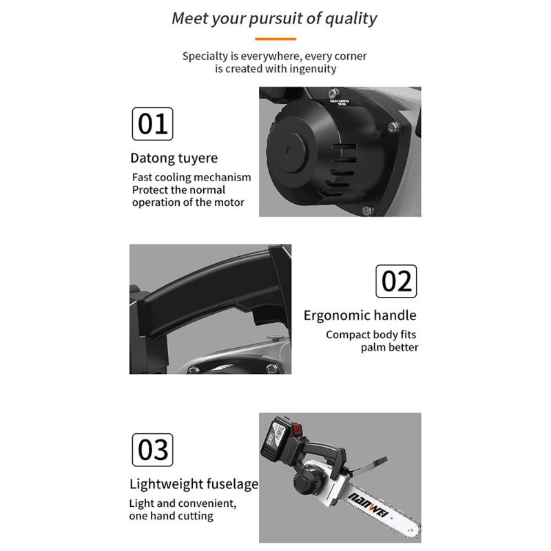 Gergaji Mesin Cordless Chainsaw