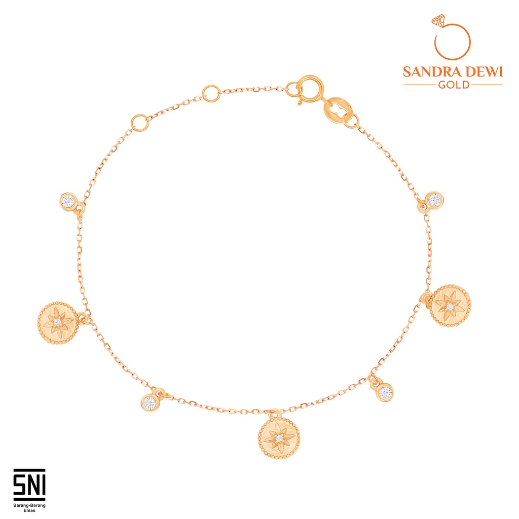 Gelang Sandra Dewi Gold Galaxy Polaris Collections BC200195