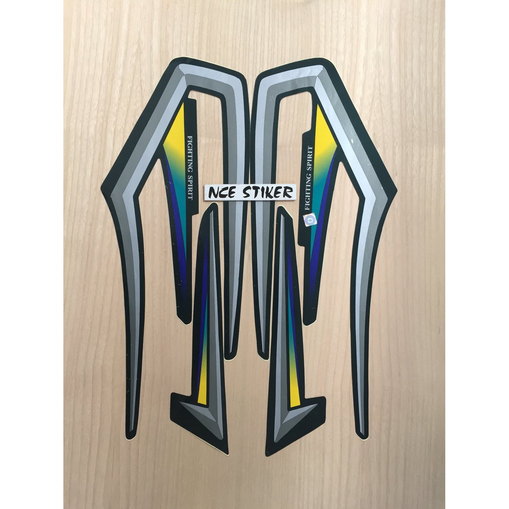 cod Stiker striping RX KING 2001 hijau kualitas original