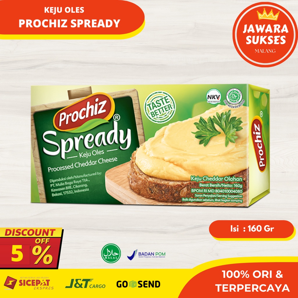 

Keju Prochiz Spready 160gr | Keju Oles Prochiz Spreadable | Spread Cheese