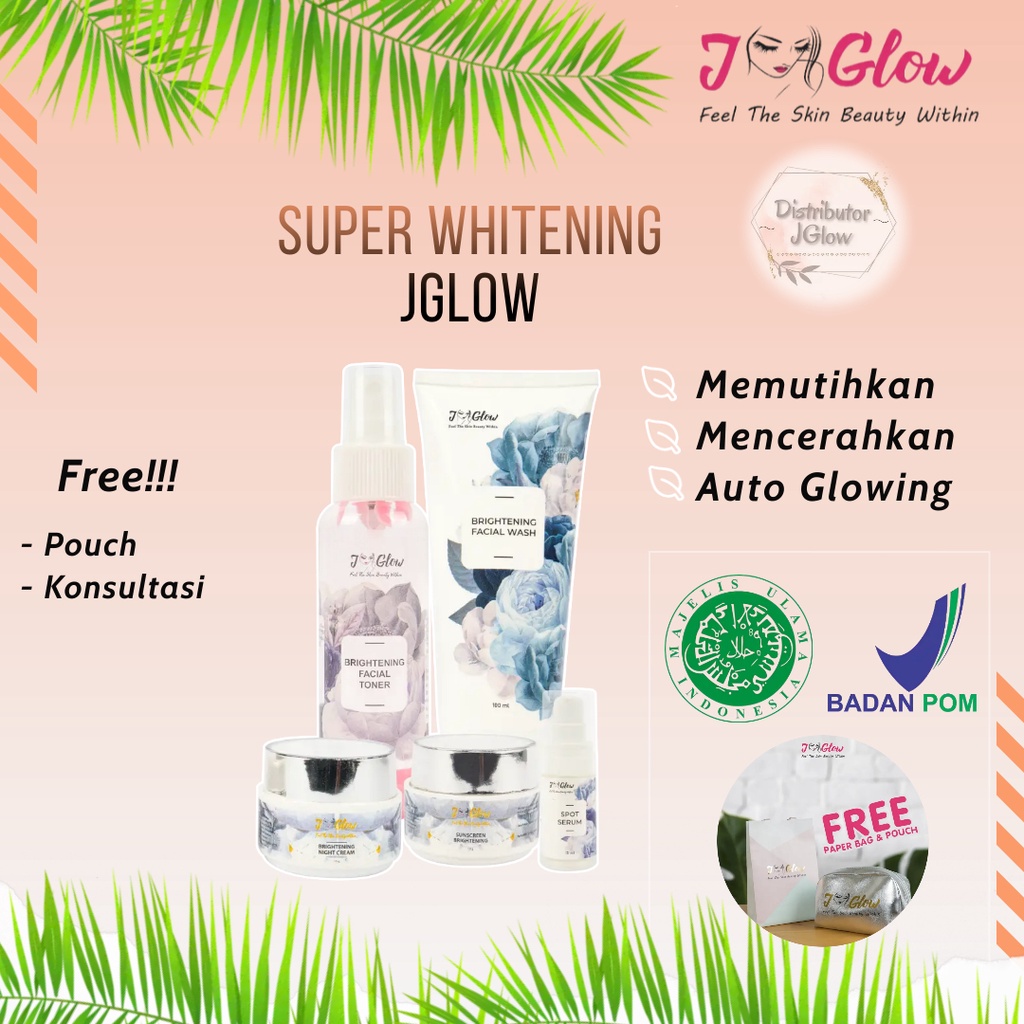 jglow j glow skincare jiglow bpom perawatan kecantikan cream pemutih wajah JNC 1 klinik dokter farma