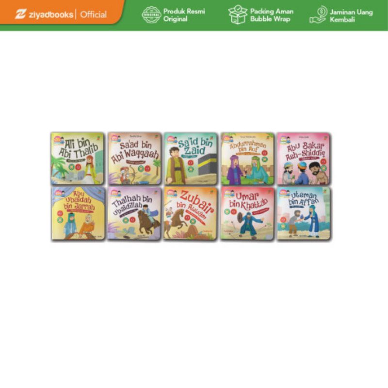 Buku Cerita 3+ Mengenal 10 Sahabat Nabi Dijamin Masuk Surga