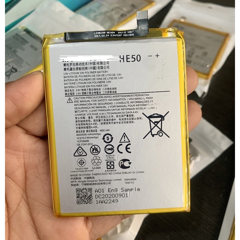 BATRE BATERAI BATTERY HE50 FOR MOTOROLA E4 PLUS / E4+ XT1770 - XT1773 ORIGINAL