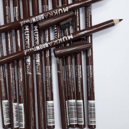 ✺ PENSIL ALIS MUKKA WARNA COKLAT HITAM LUSINAN NEW PACKING SLIDE 2 ⅎ