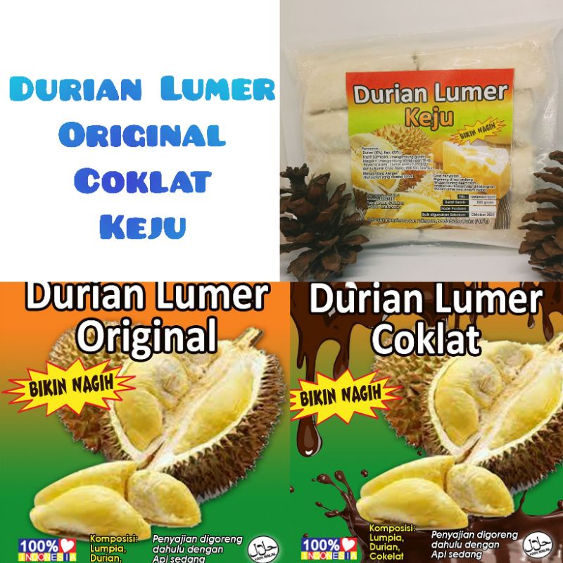 Durian Lumer Coklat/Durian/Durian Lumer/Durian Lumer Keju/Lumpia Durian/Durian Goreng