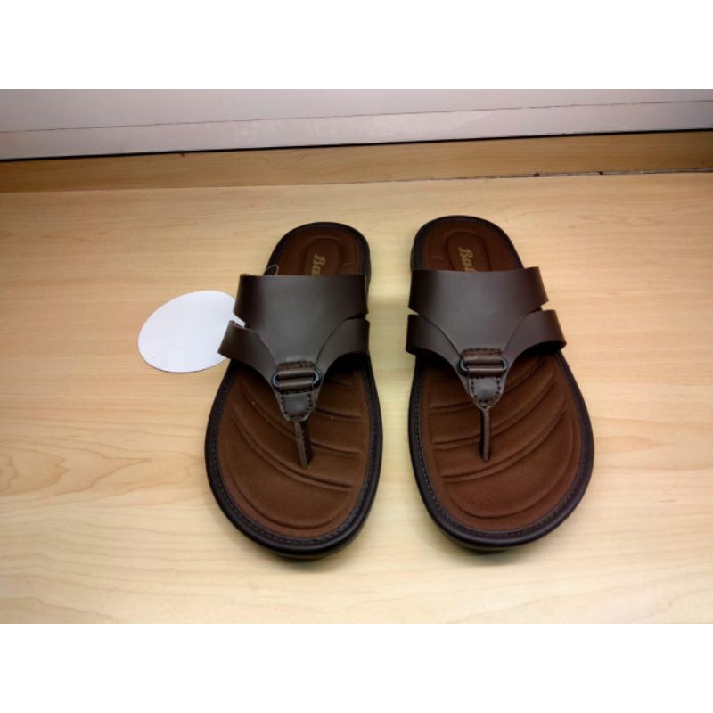 Bata Sandal Pria Jepit Coklat Bata Original