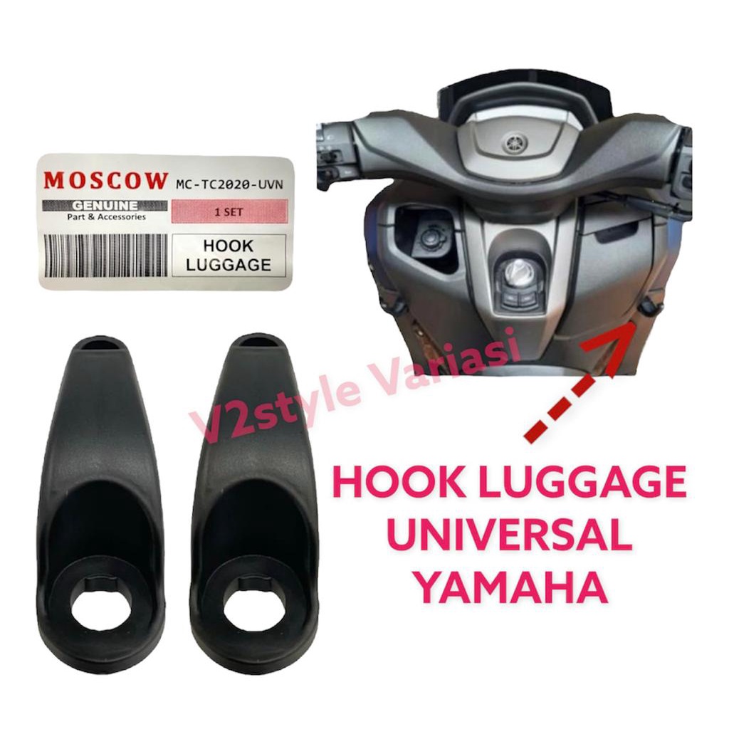 CANTELAN GANTUNGAN BARANG ORIGINAL MODEL STANDAR YAMAHA LEXI AEROX FINO XEON VIXION MIO XRIDE NOUVO XMAX SOUL NMAX GANTUNGAN BARANG YAMAHA ORIGINAL HOOK LUGGAGE CANTELAN CANTOLAN NMAX XMAX AEROX MIO LEXI FINO UNIVERSAL ANTUNGAN BARANG STANDAR YAMAHA NMAX