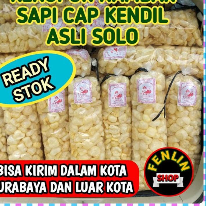 

Terbaik|LR15|KERUPUK RAMBAK SAPI KENDIL SOLO JUMBO 275 GR