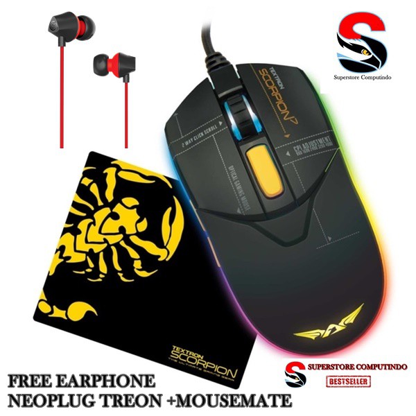 Armaggeddon Scorpion 7 Free Mousemat &amp; Earphone Sonicgear