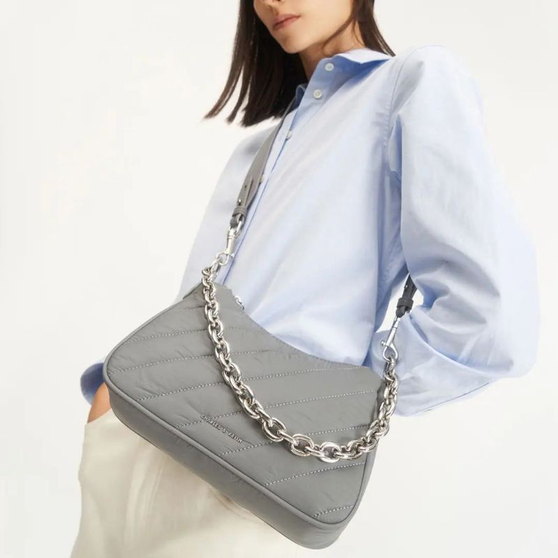 5.5 SALE | CK Panelled Chain Handle Crossbody Bag