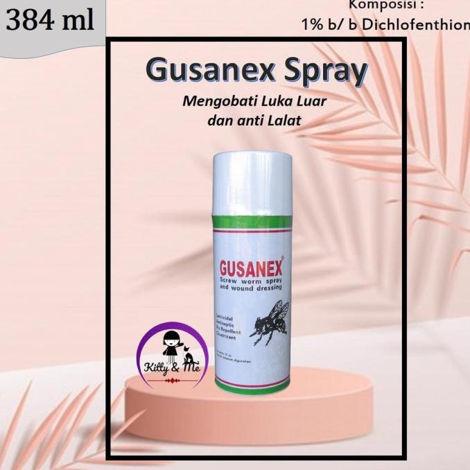 BEST Gusanex Spray Obat Semprot Perawatan Luka Hewan Ternak Sapi