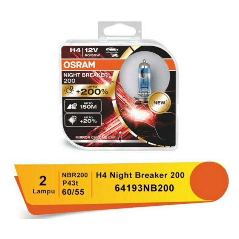 lampu mobil motor h4 osram