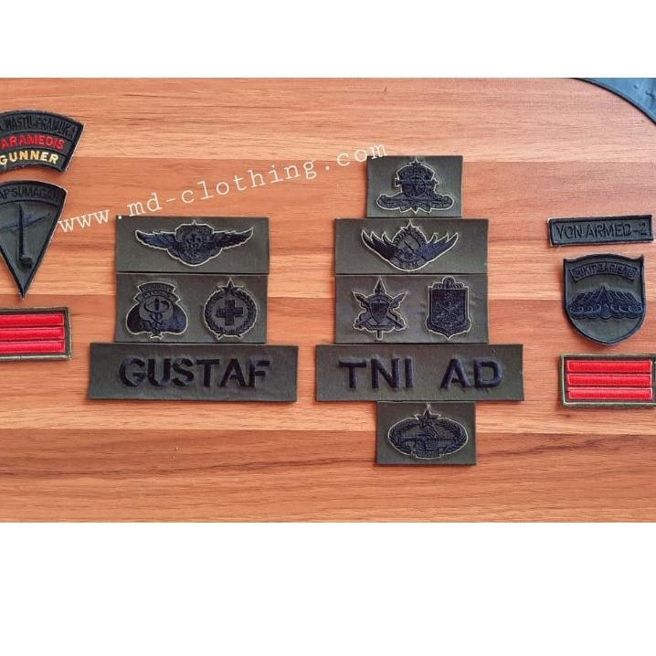 [Stok.Ready]⭐ Atribut PDL TNI AD lis mika(CODE593) [trimss,.ya..]