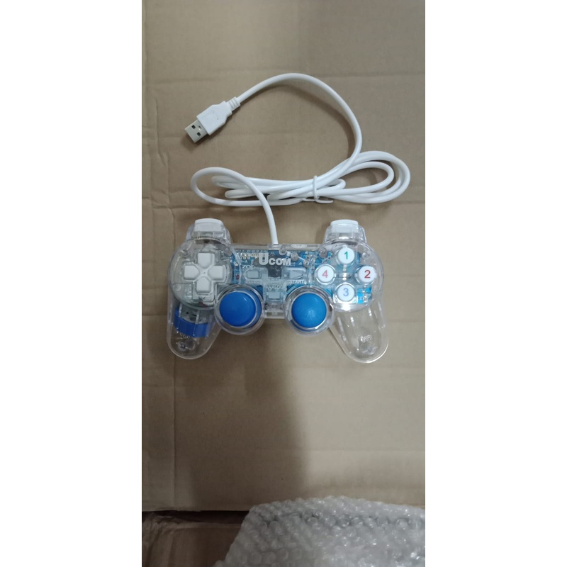stik pc single transparan lampu/stik laptop single pc/stik usb ucom
