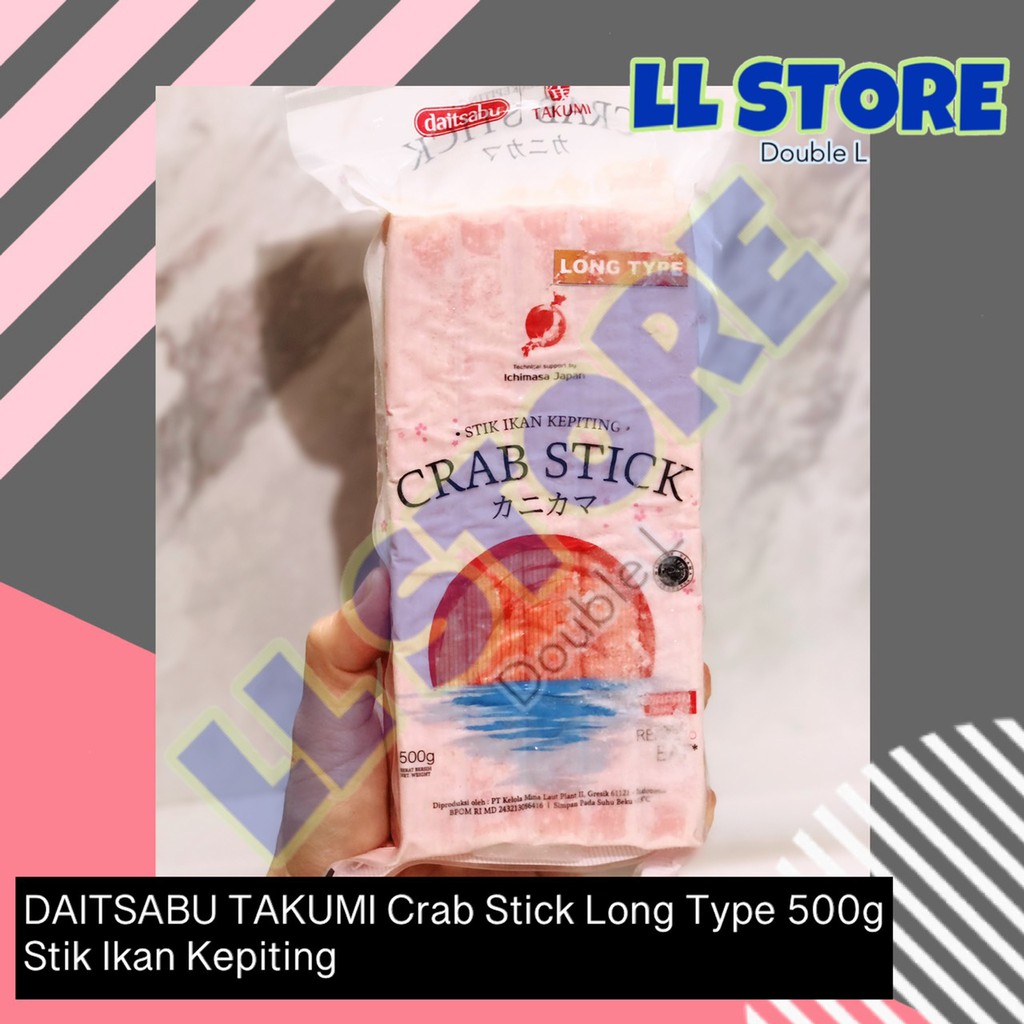 

DAITSABU TAKUMI Kani Crab Stick 500g Stik Ikan Kepiting