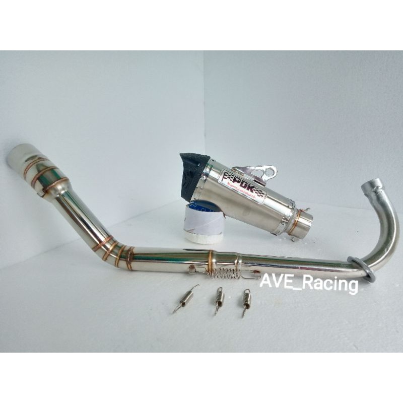 Knalpot racing PDK buat honda Supra, Revo dll