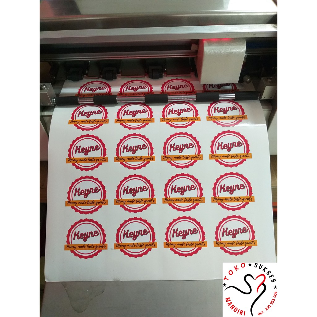 

Sticker Vynl Lembaran A3 + Cutting (MODEL BEBAS. STIKER PRODUK LABEL KEMASAN ANTI AIR)