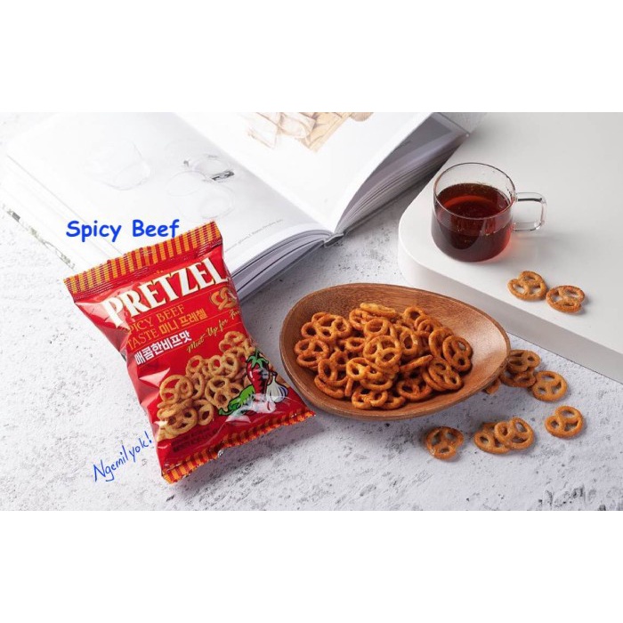 

INSTANT-CAMILAN- SAMJIN PRETZELS 85GRAM KOREA - SPICY BEEF -CAMILAN-INSTANT.