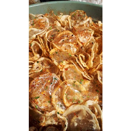 

SEBLAK KERING ELOD/ KERIPIK KACA PEDAS GURIH MANTAP 100 GR