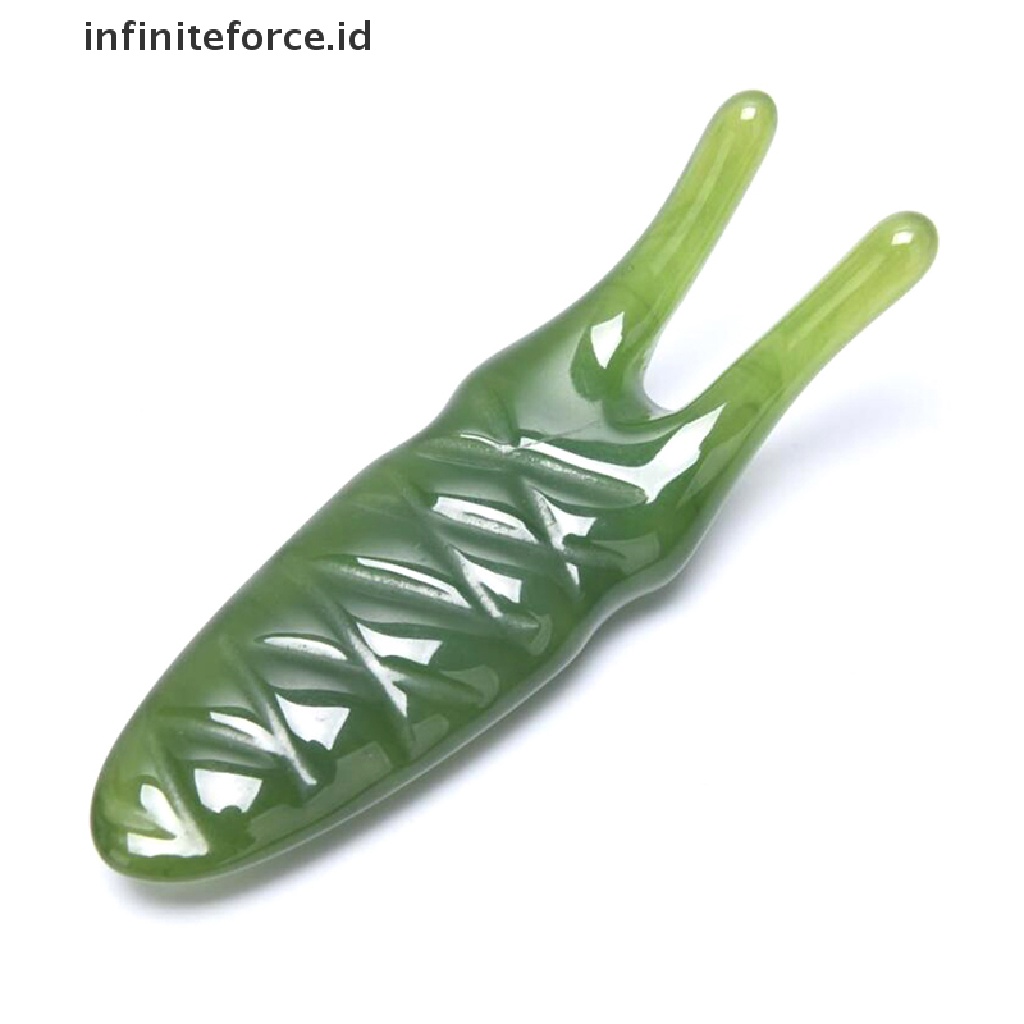 Infiniteforce.id Papan Gua Sha Kristal Alami Alat Pijat Wajah / Mata / Hidung Anti Kerut