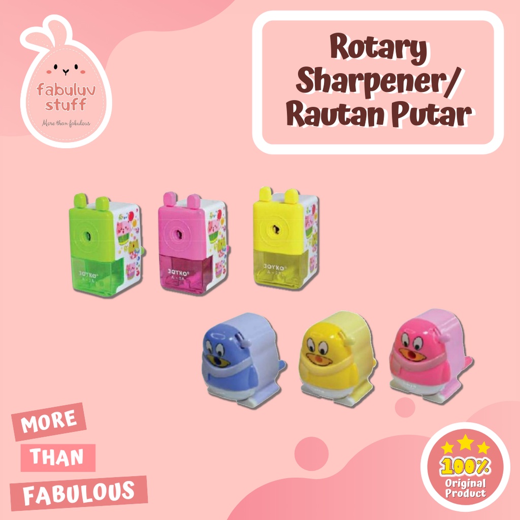 

ATK ~ Rautan Putar Biasa / Rotary Sharpener Penguin