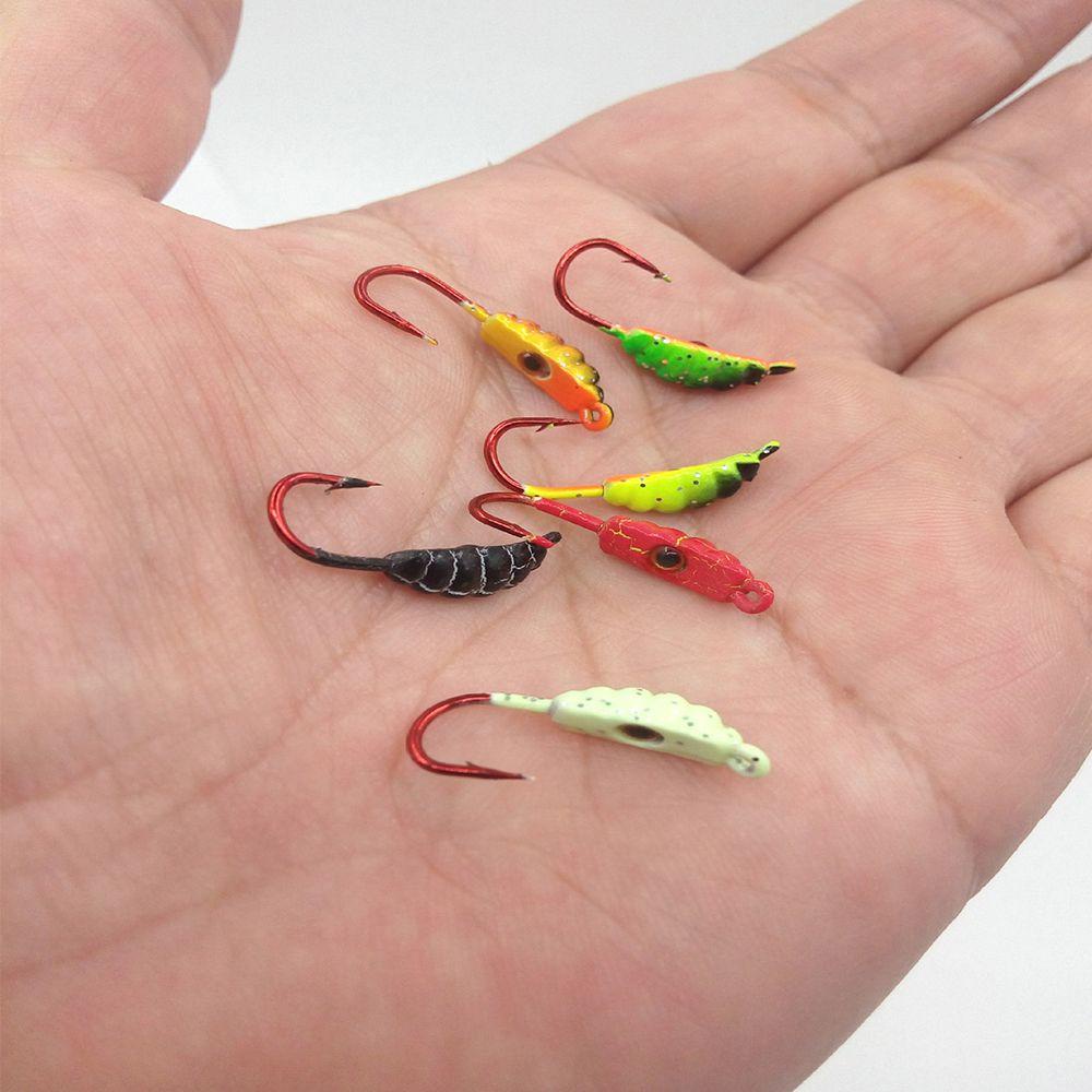 TOP 6 Pcs Es Memancing Umpan Buatan Jigging Balancer Memimpin Kait Keras