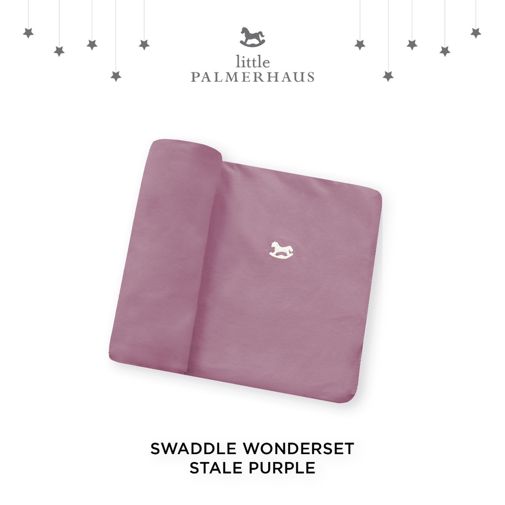 Little Palmerhaus Basic Swaddle Bedong Polos Bayi Newborn Size 105 x 85cm