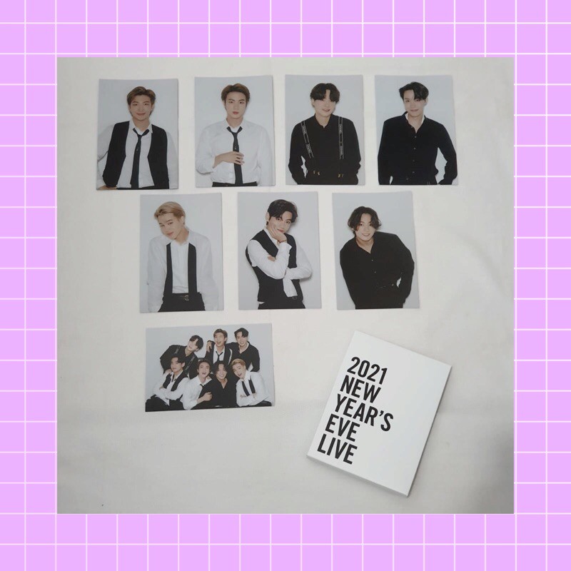 [READY STOCK] - BTS 2021 NEW YEAR’S EVE LIVE (POSTCARD)