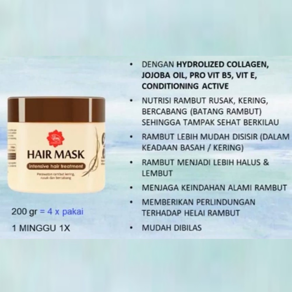 Viva Hair Mask 200gr | Masker Rambut | All Hair Type