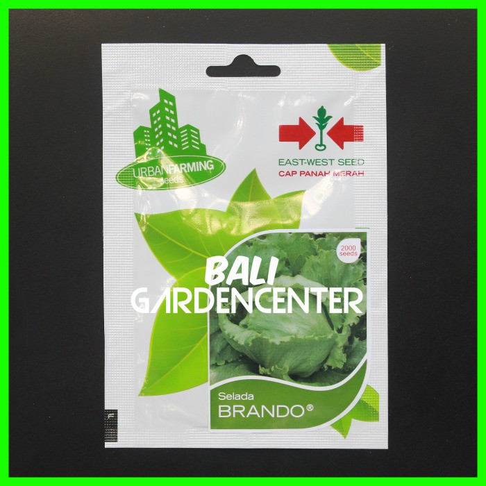 Isi 2000 Benih Biji Selada Iceberg BRANDO - Panah Merah