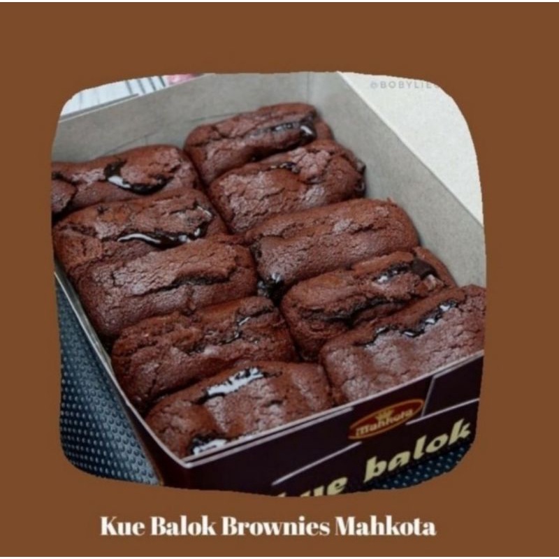 

Kue Balok Brownies Mahkota