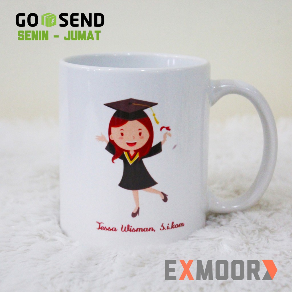 Kado Wisuda Bermanfaat Mug Wisuda