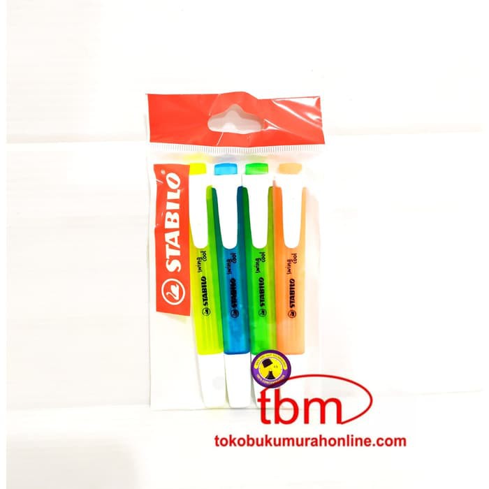 

STABILO SWING COOL ORIGINAL SET 4 / HIGHLIGHTER SET 4