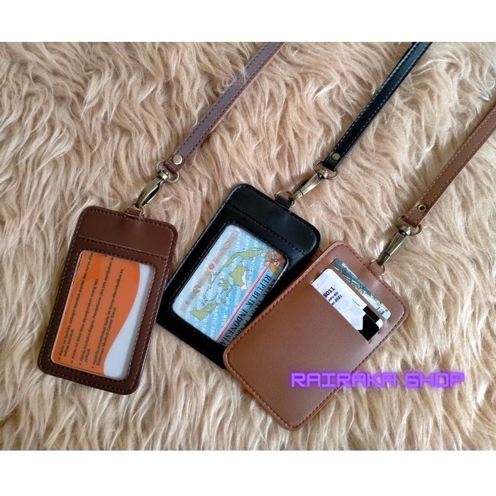 

H7Y Id Card Kulit Name Tag Kulit Card Holder