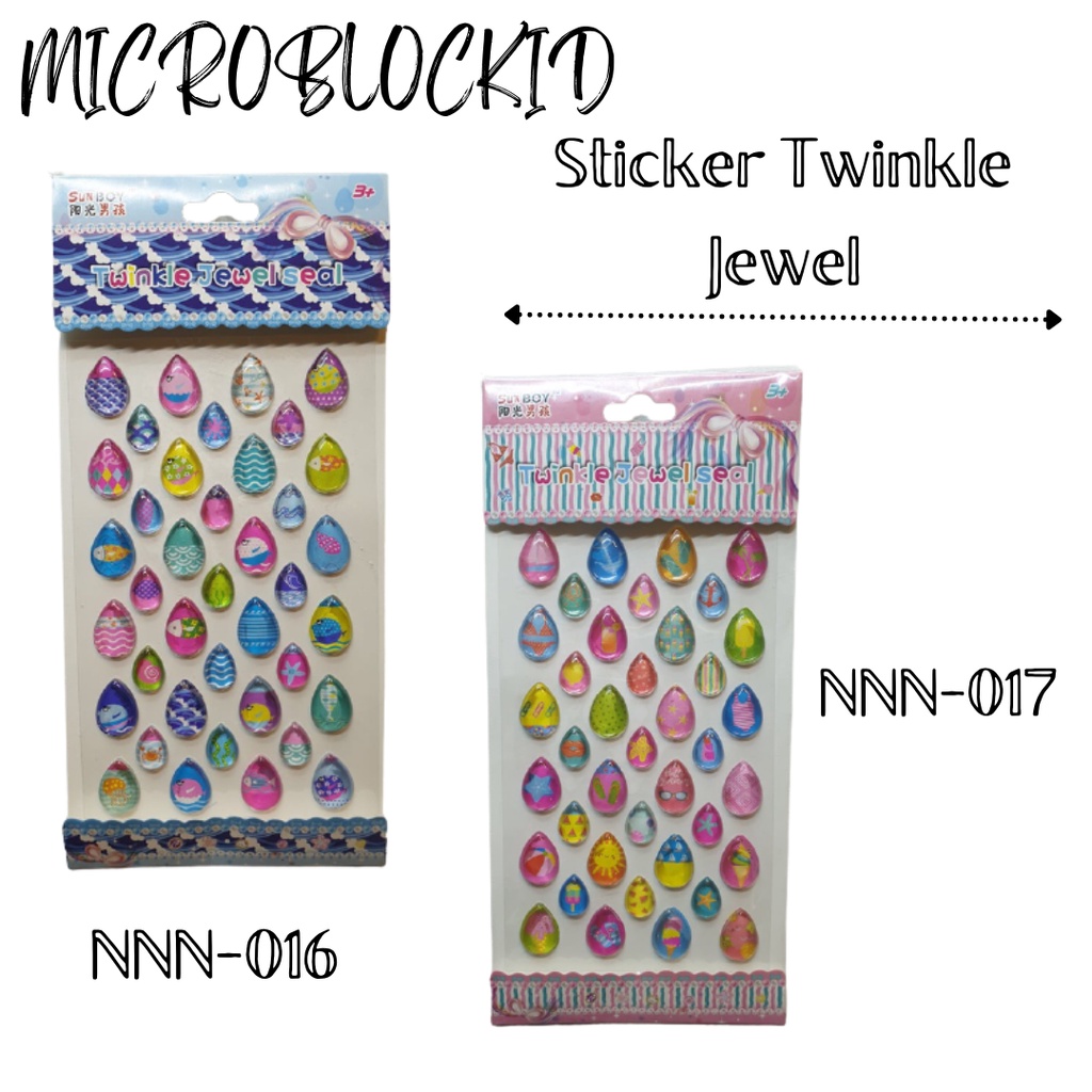 

STICKER TWINKLE JEWEL SEAL STICKER NONGGOL STICKER RESIN KARAKTER