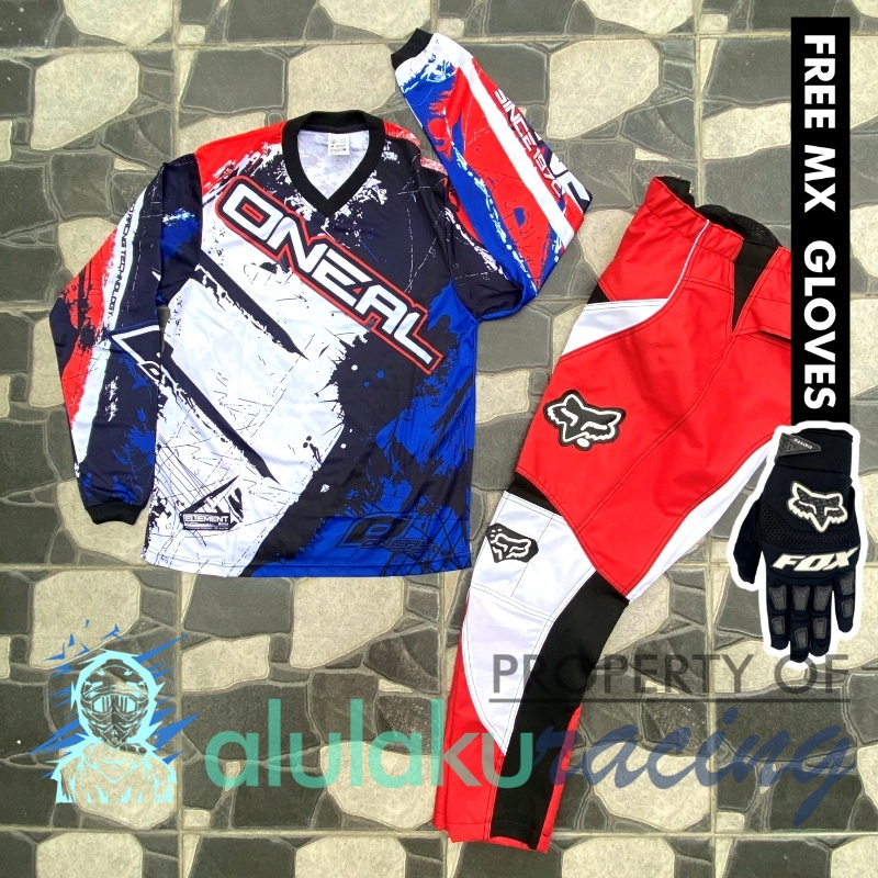Jersey &amp; Celana MX Trail Motocross - Paket Bundling ONCT0510-F41